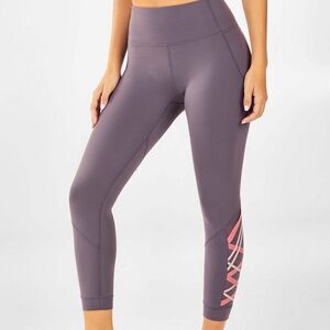 Fabletics high-waisted lattice 7/8 legging XS
